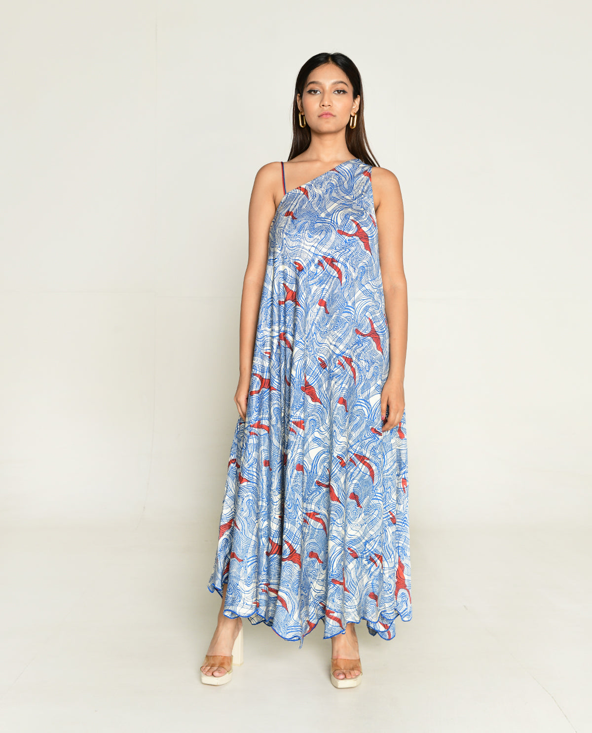 Ponzo One Shoulder Maxi