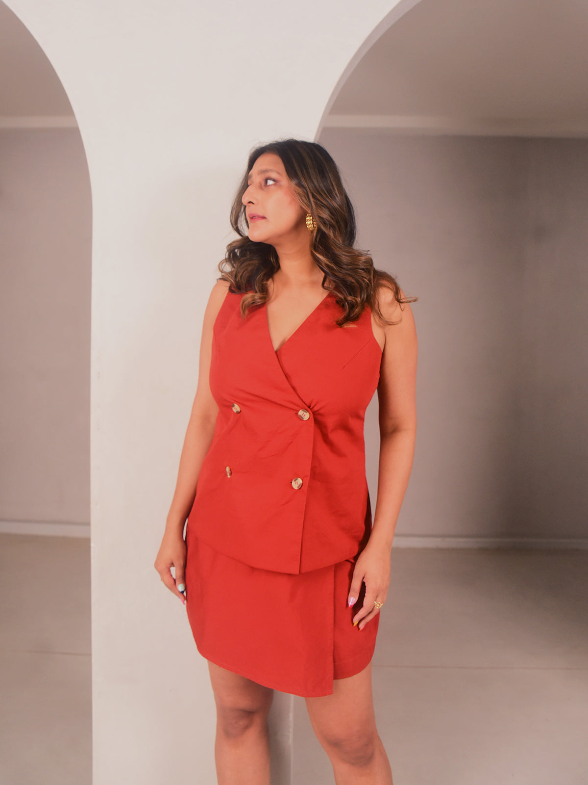 Dee Vest Skort Set