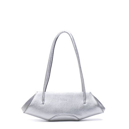 ELIZABETH BAGUETTE MINI METALLIC - SILVER