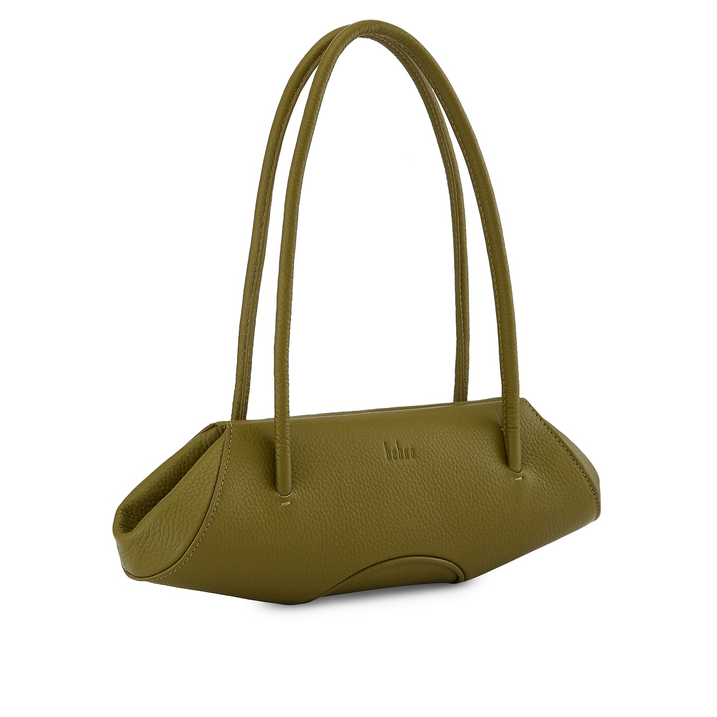 ELIZABETH BAGUETTE MINI PEBBLE OLIVE