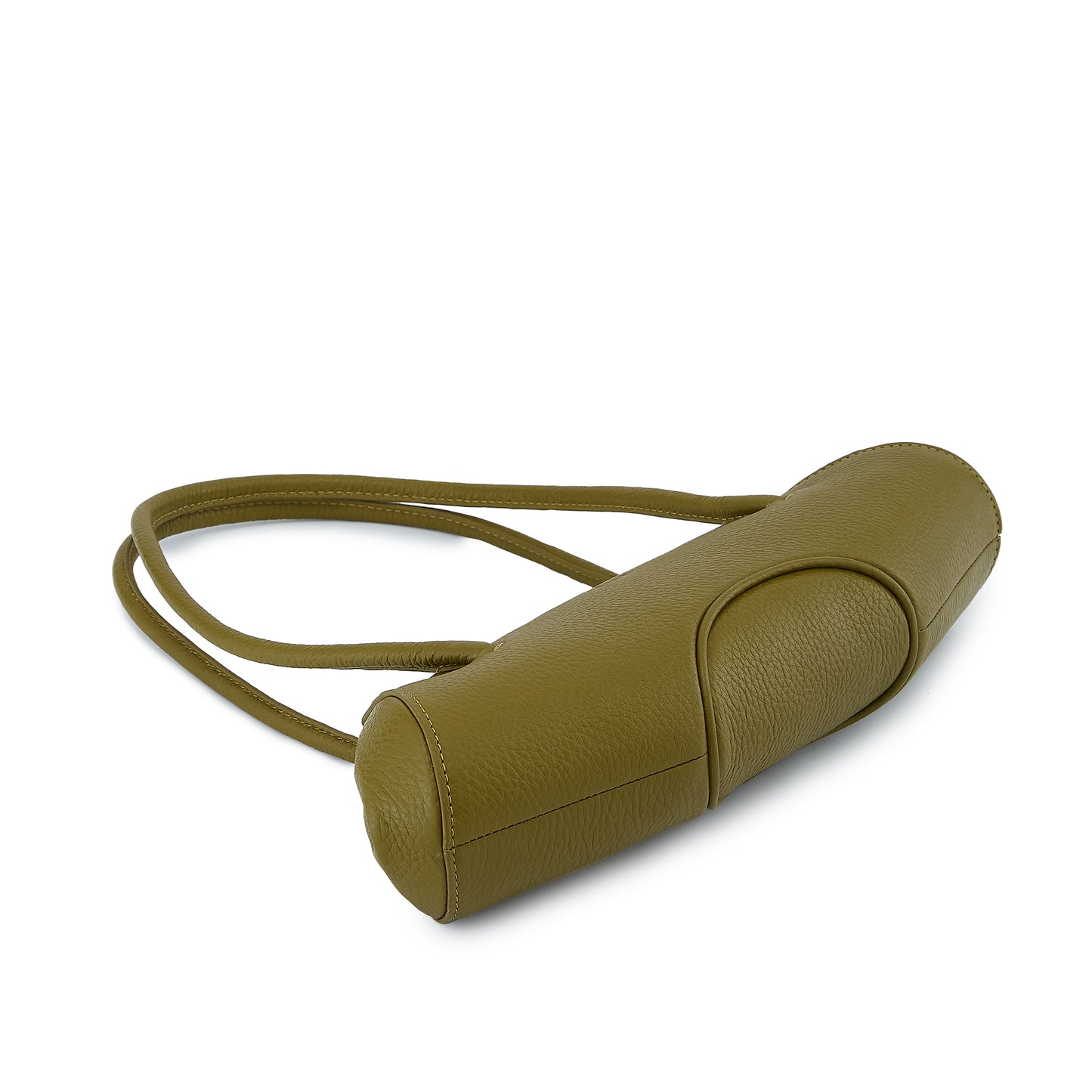 ELIZABETH BAGUETTE MINI PEBBLE OLIVE