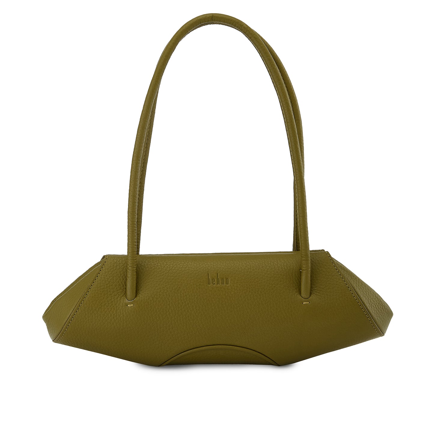ELIZABETH BAGUETTE MINI PEBBLE OLIVE
