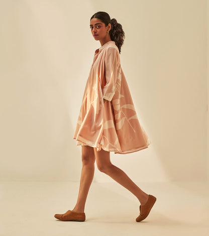 Dusky Pink Shirtdress