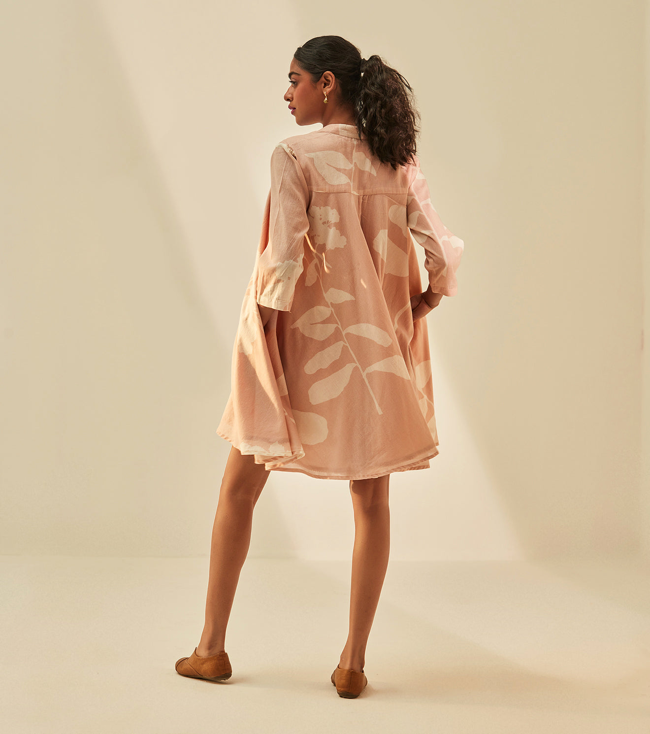 Dusky Pink Shirtdress