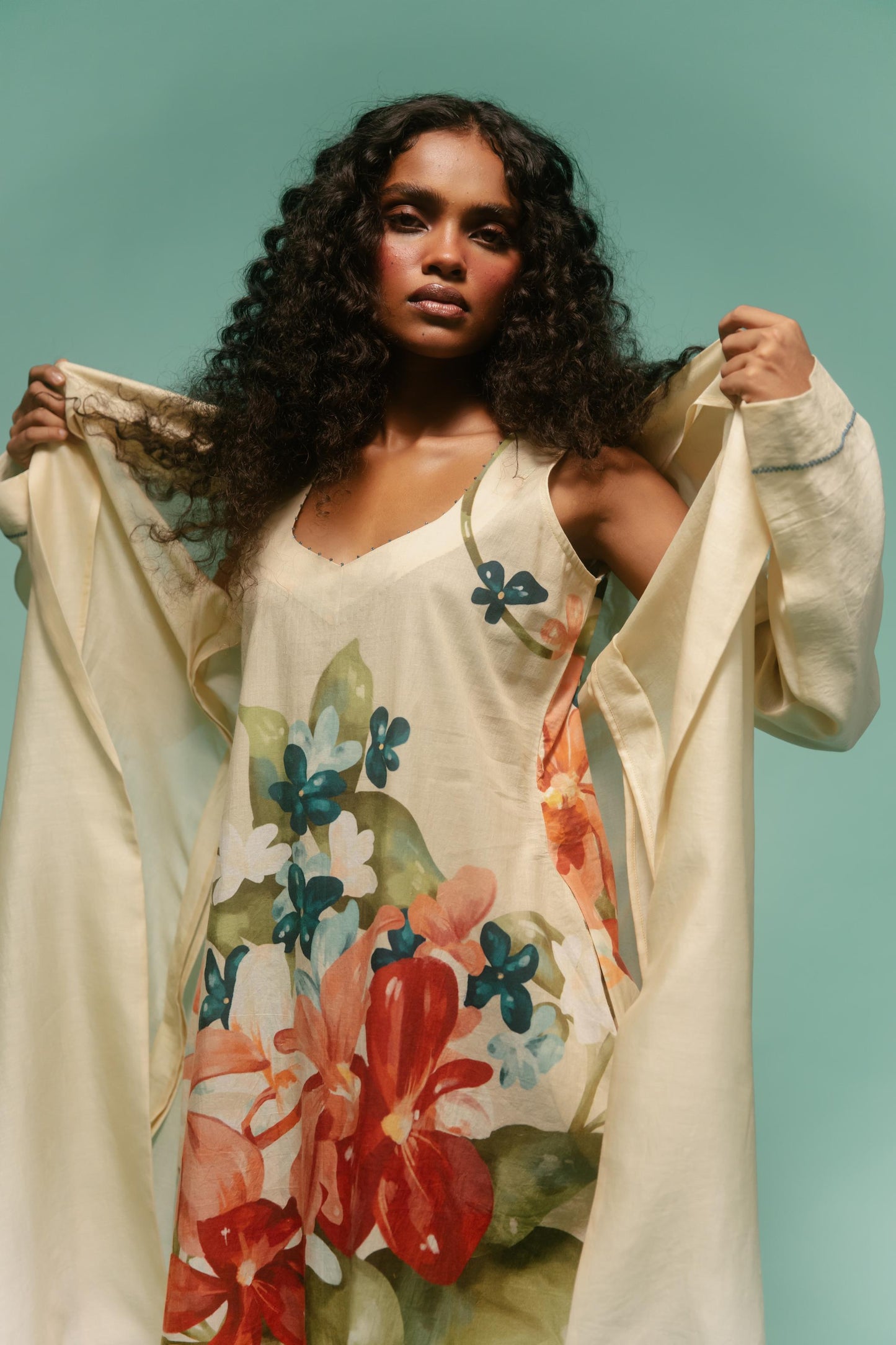 Cattleya Trench Set Beige