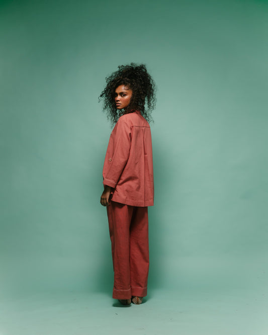 Roseate Shirt Set