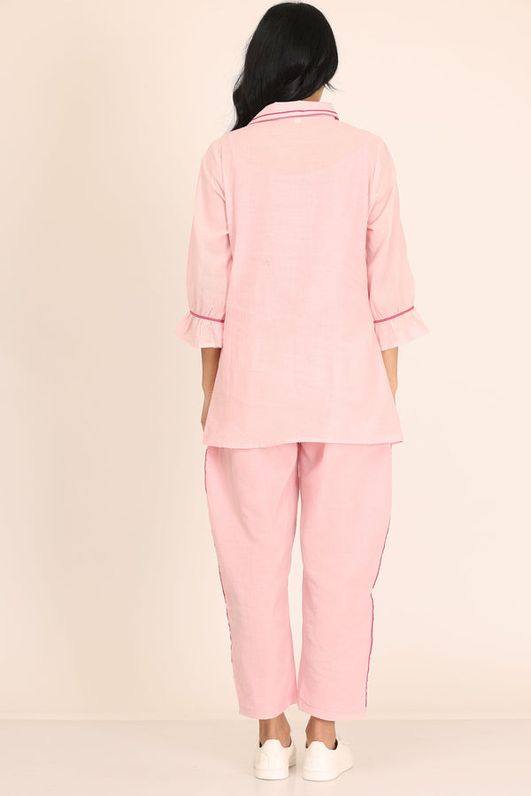Mix Patch Co-ord Set (Pink)