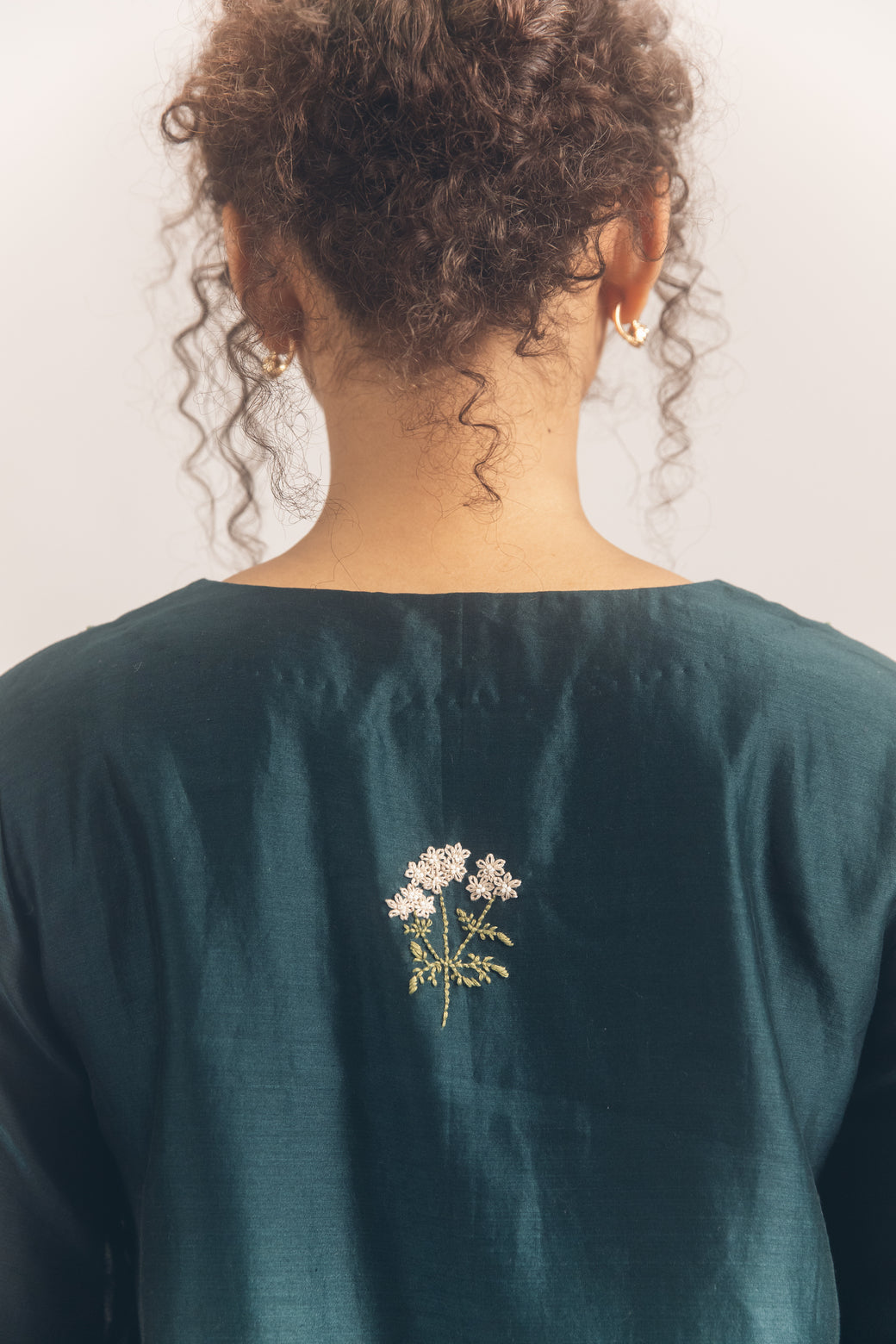 Block Skirt Set Blue