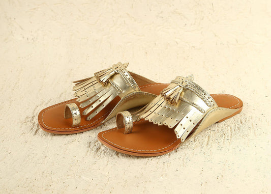 Lady Suzy Gold Sandals