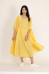 Jacket Dress Set Of-2 (Yellow)