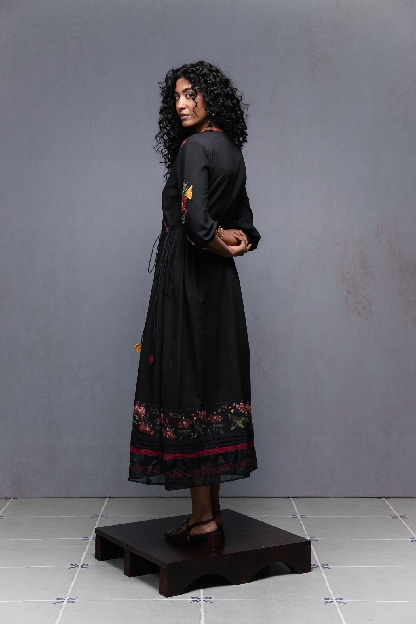 Jama Dress In Black