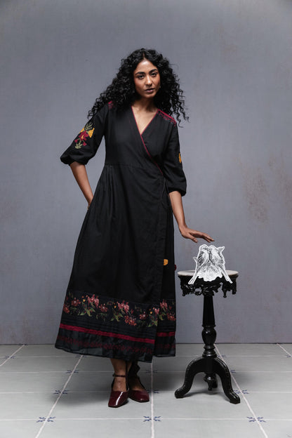 Jama Dress In Black