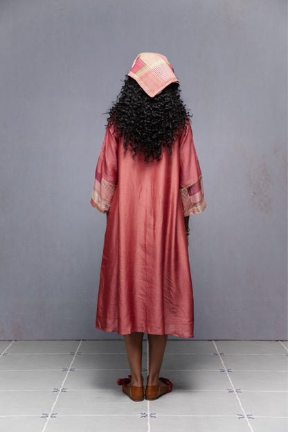Vine Dress In Peach