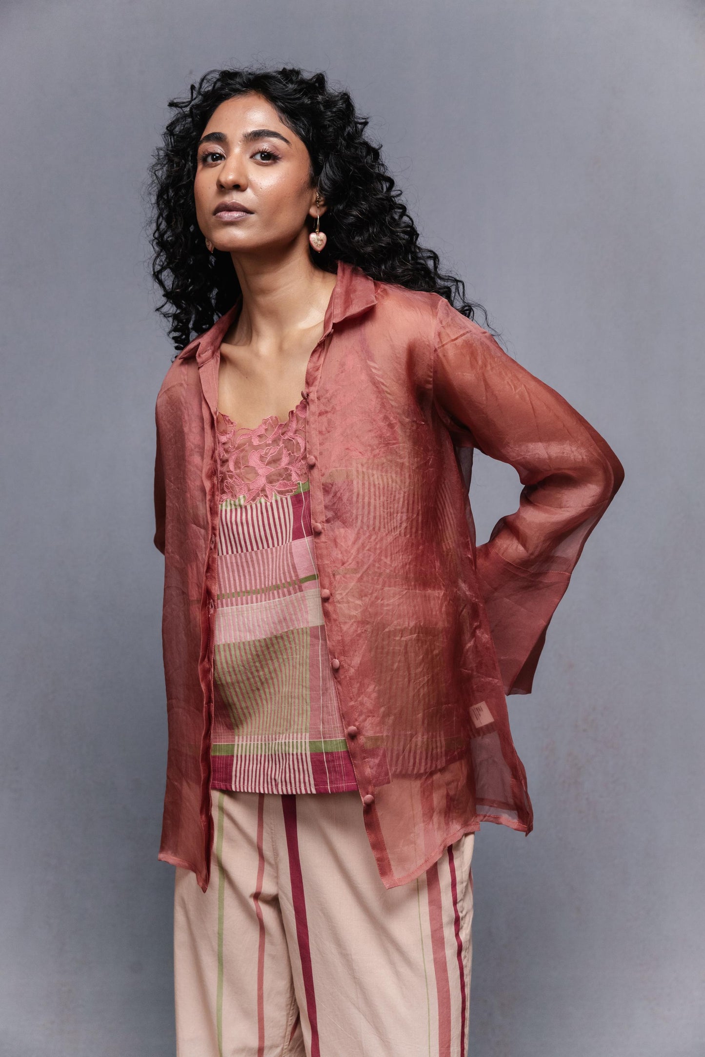 Delilah Organza Shirt