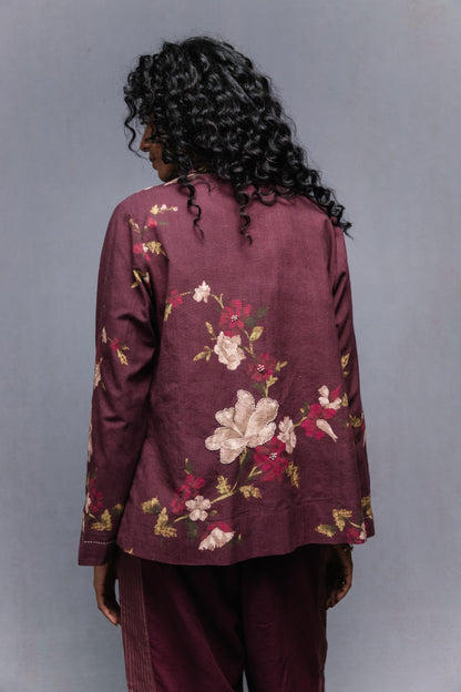 Selvage Jacket Wine