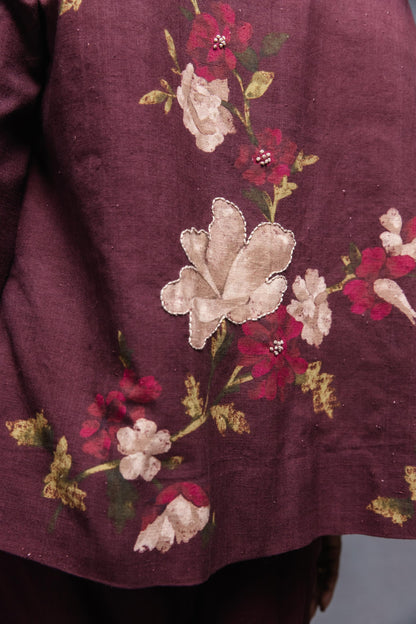 Selvage Jacket Wine