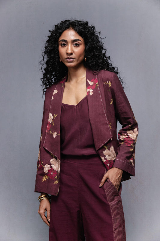 Selvage Jacket Wine