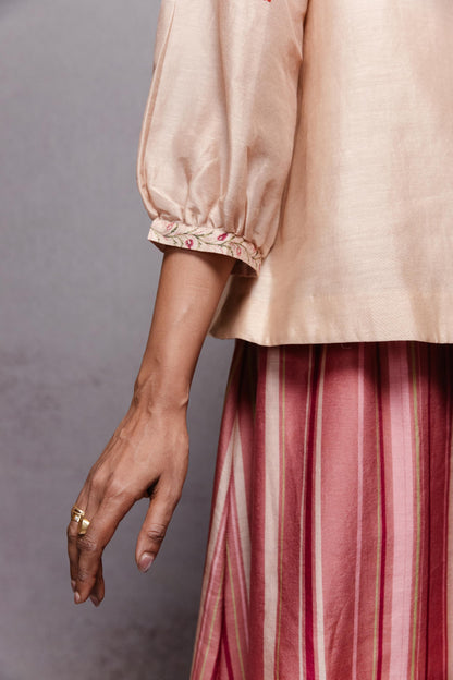 Yasmin Skirt Set Beige