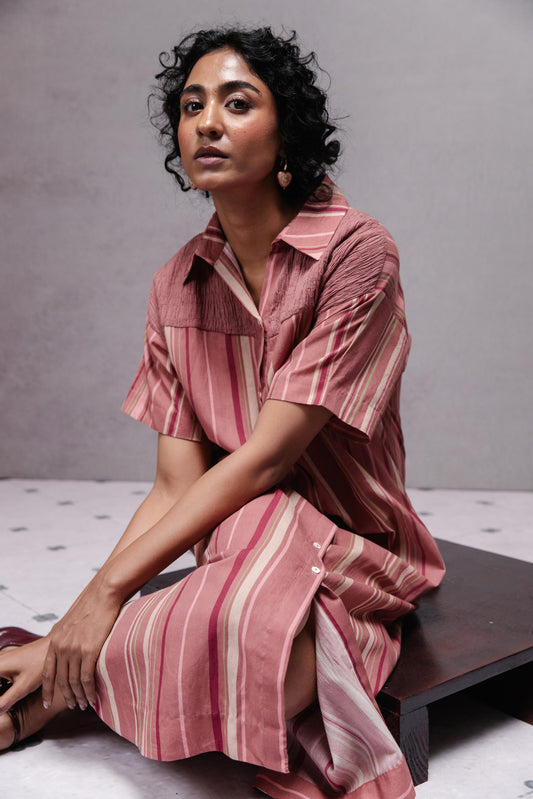 Eva Dress In Peach