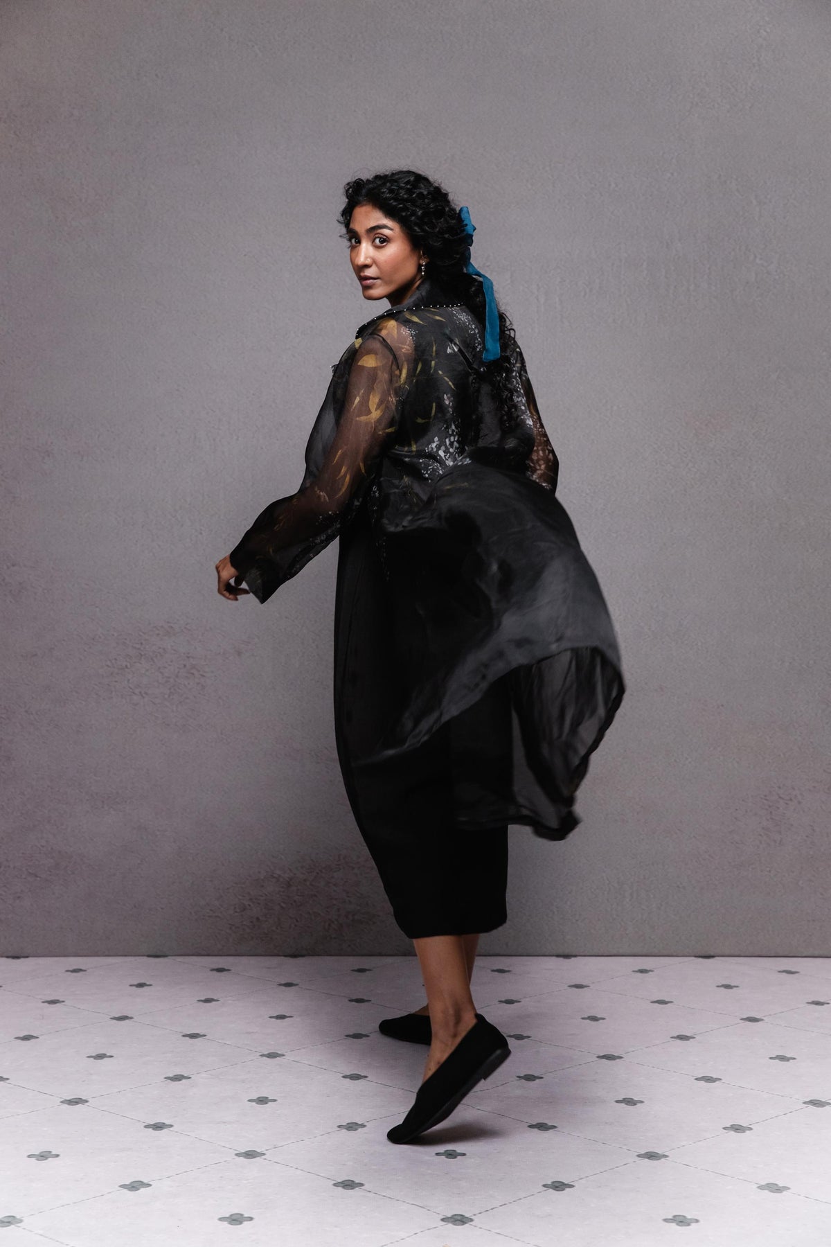Cattleya Trench In Black Set