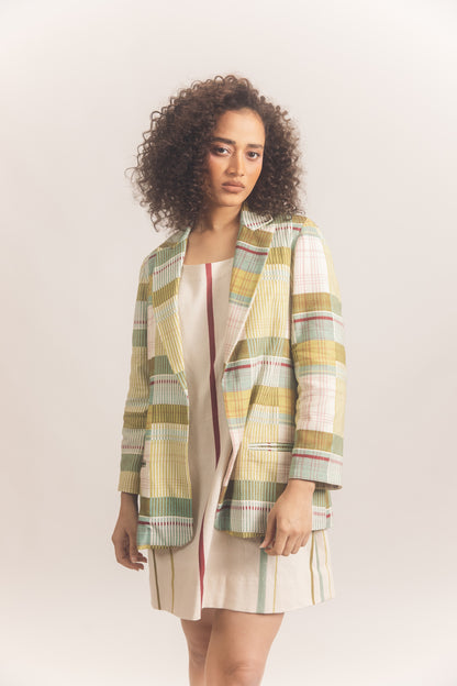 Checkered Blazer