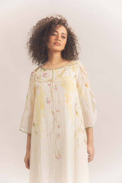 Vine Hill Top Dress White