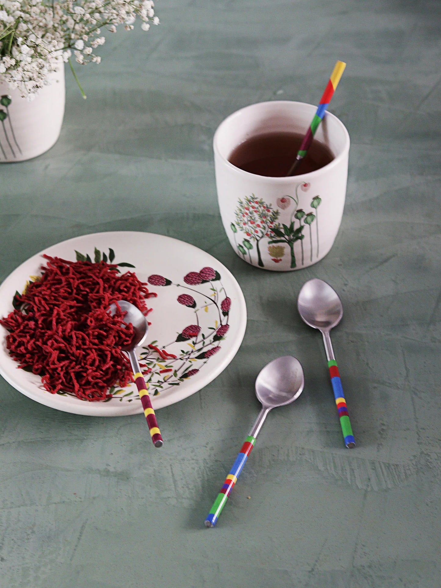 Striped Spoons - Set of 4