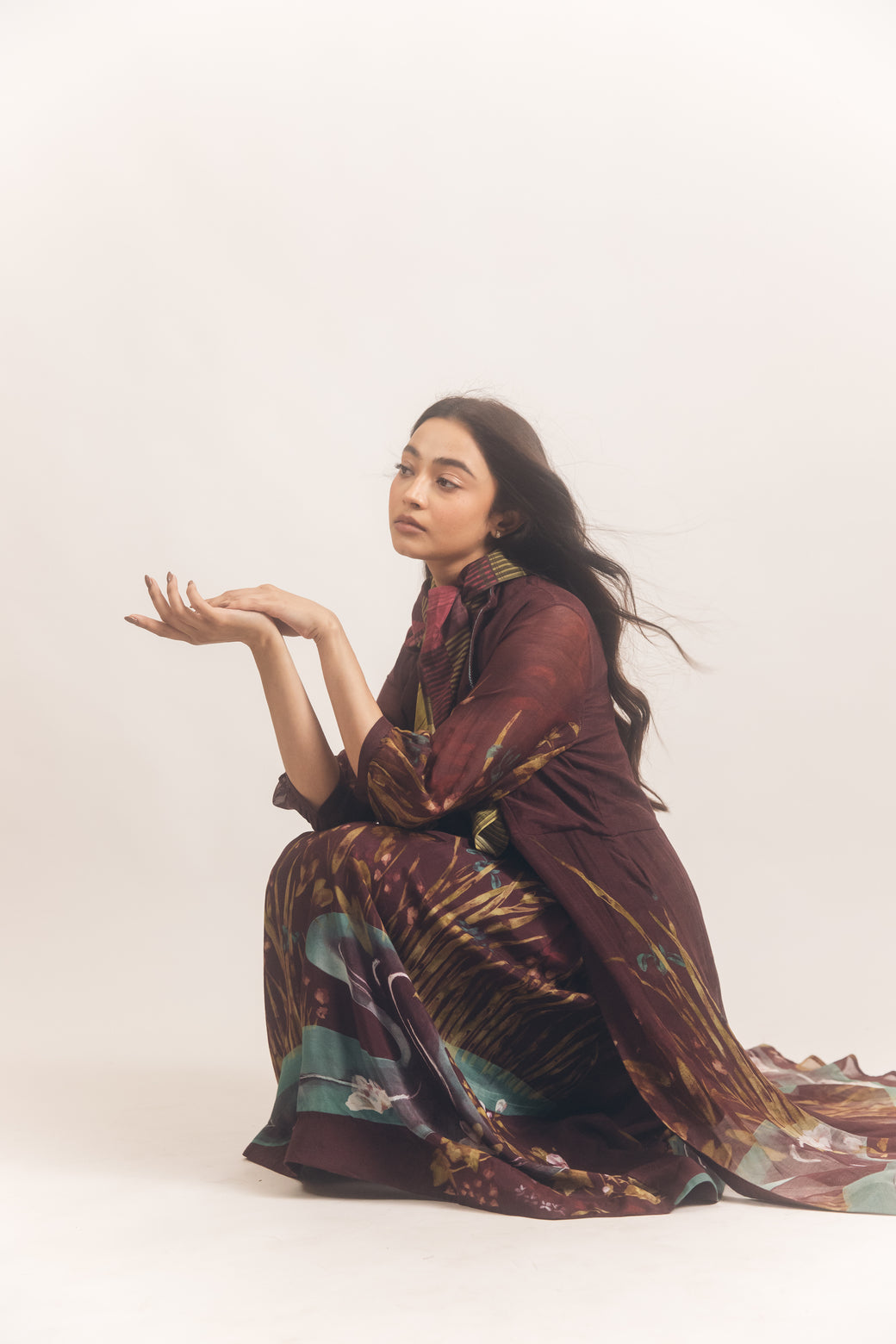 Aurora Jacket Set Wine