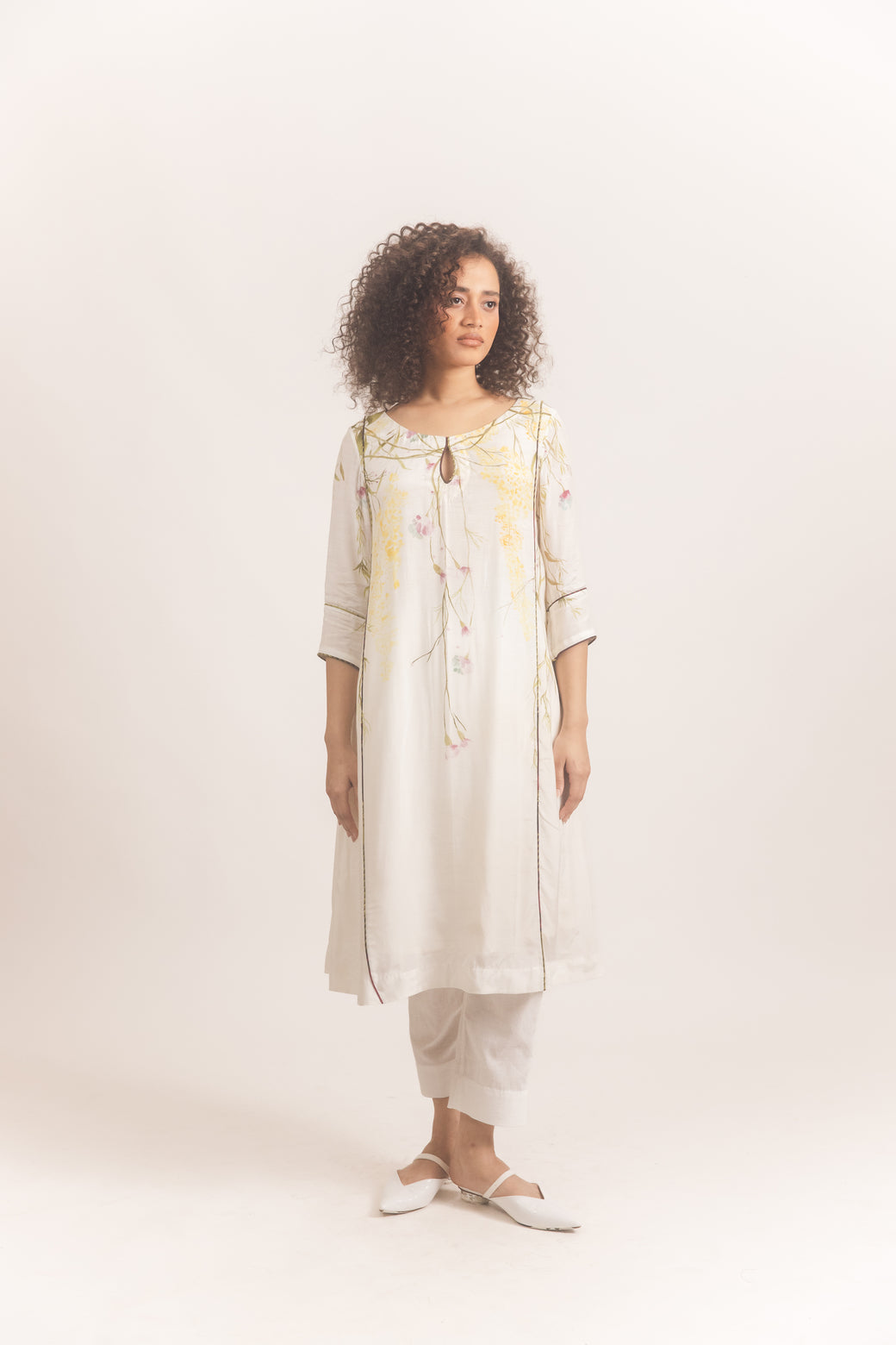 Sienna Kurta Set White
