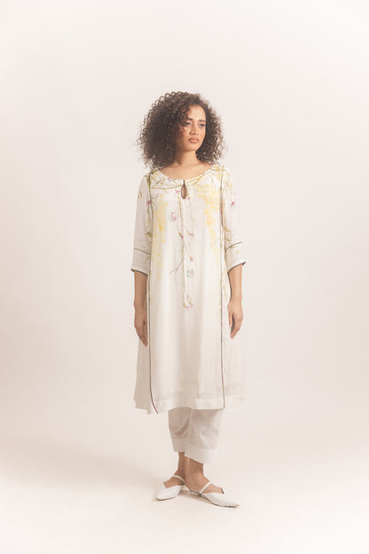 Sienna Kurta Set White