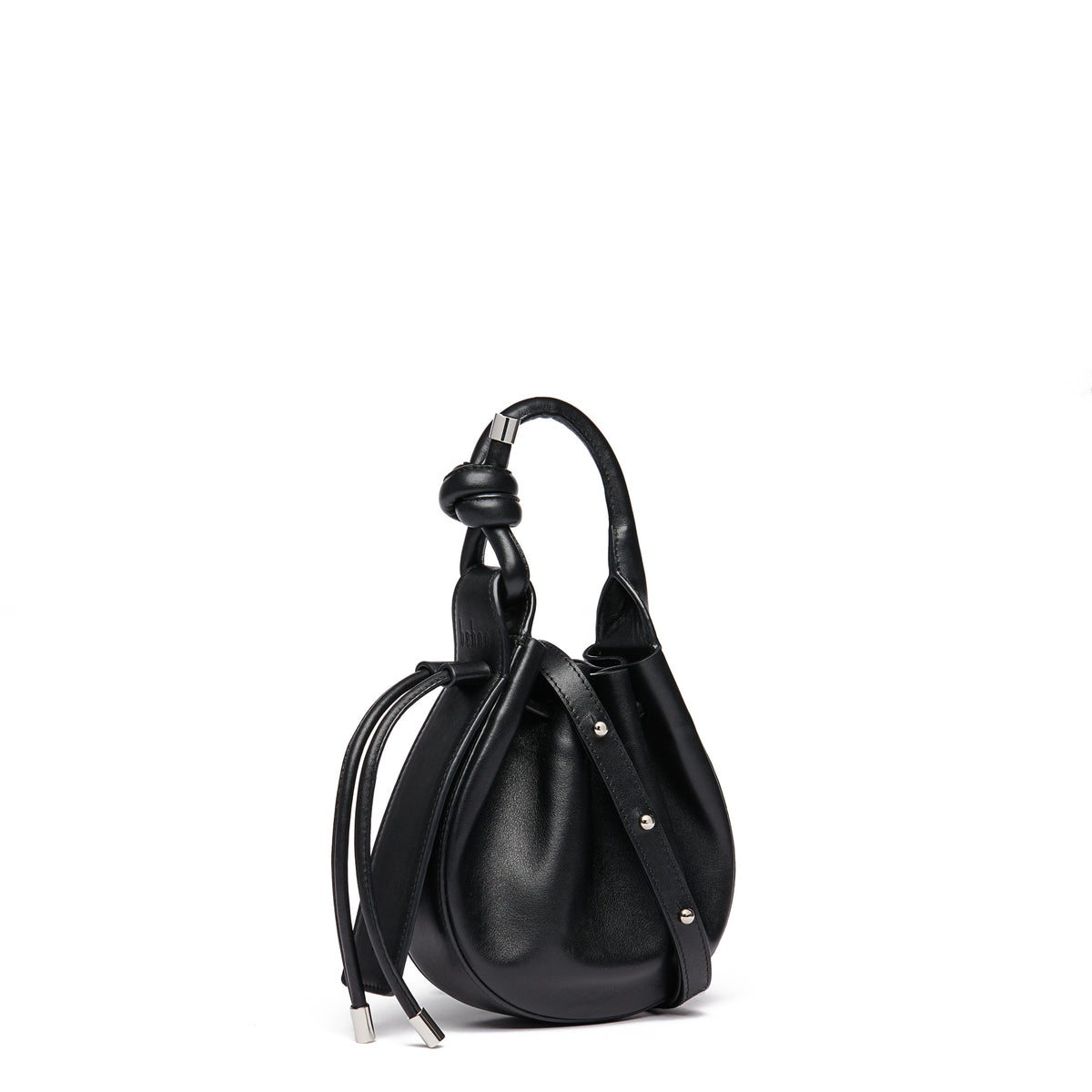 INA MINI CROSSBODY MILLED BLACK