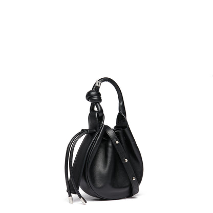 INA MINI CROSSBODY MILLED BLACK