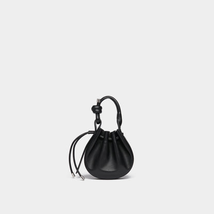 INA MINI CROSSBODY MILLED BLACK