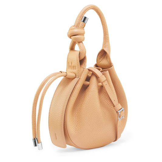 INA MINI CROSSBODY PEBBLE - PEACH