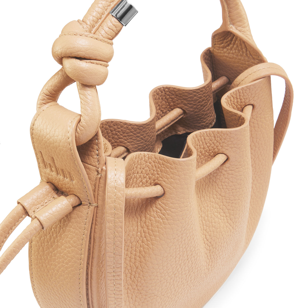 INA MINI CROSSBODY PEBBLE - PEACH