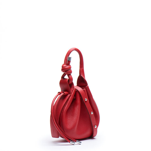 INA MINI CROSSBODY PEBBLE RED