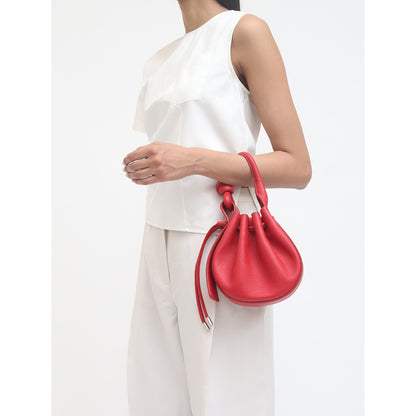 INA MINI CROSSBODY PEBBLE RED