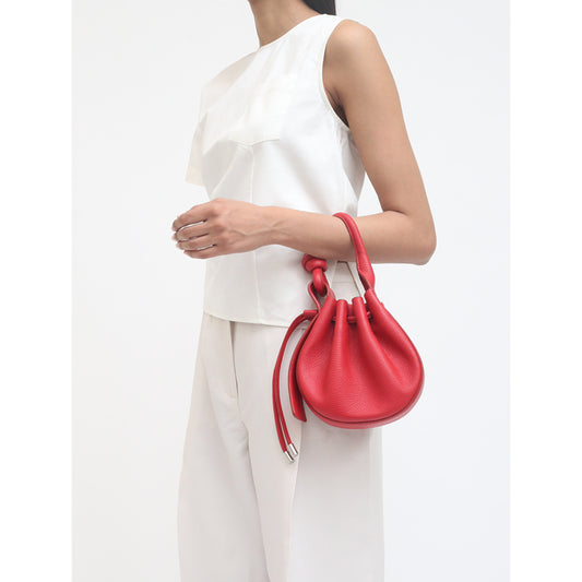 INA MINI CROSSBODY PEBBLE RED