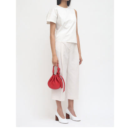 INA MINI CROSSBODY PEBBLE RED