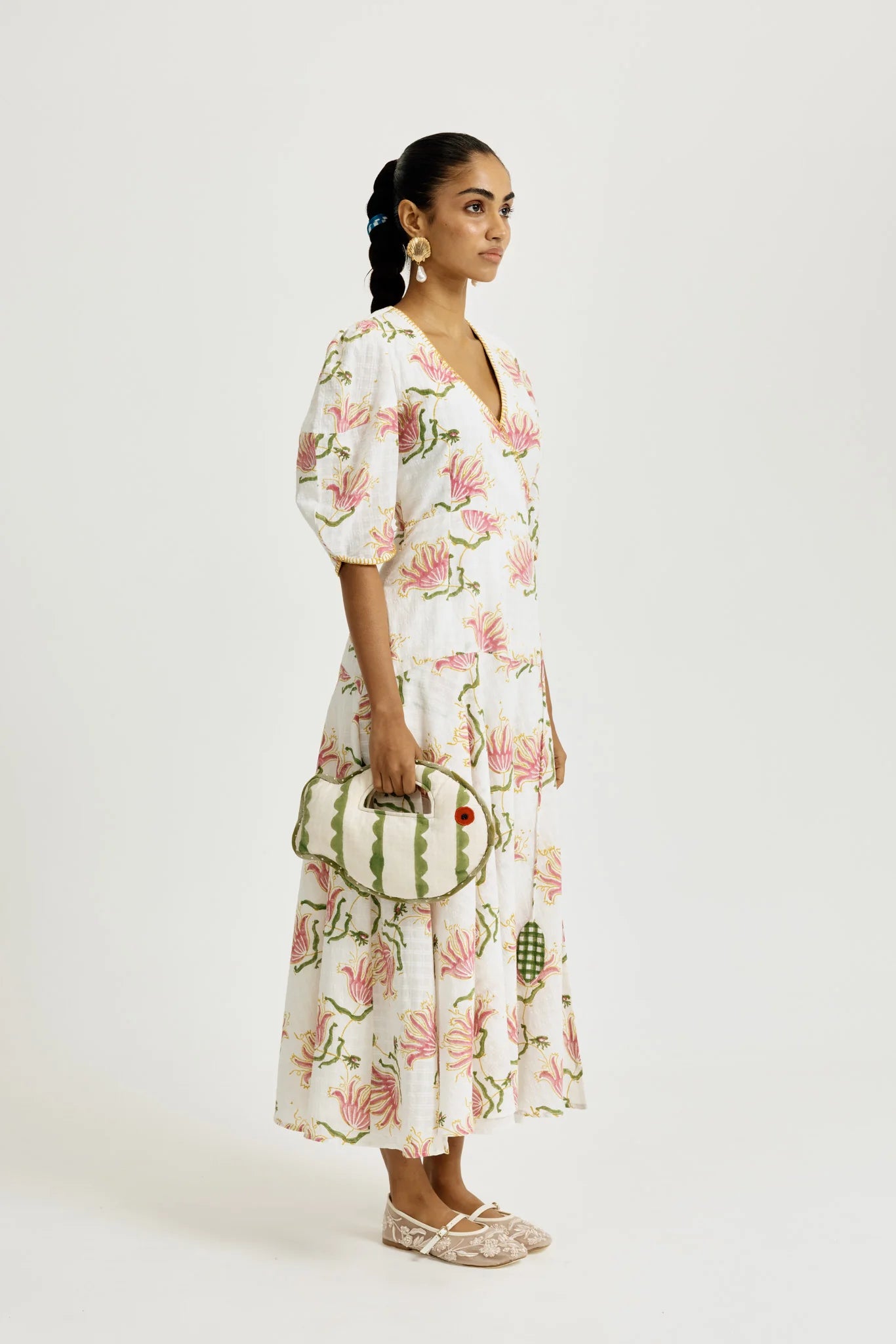 Moor Handwoven Wrap Dress