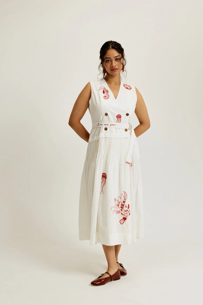 Zena Handwoven Blazer Dress