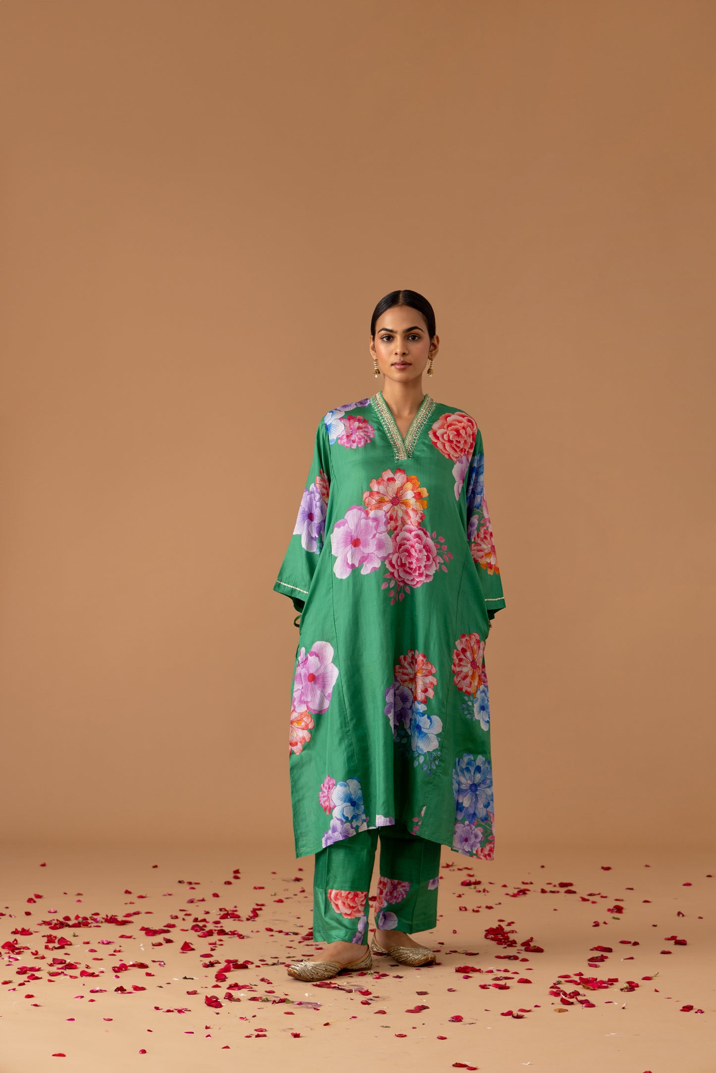 Jade Kaftan Set