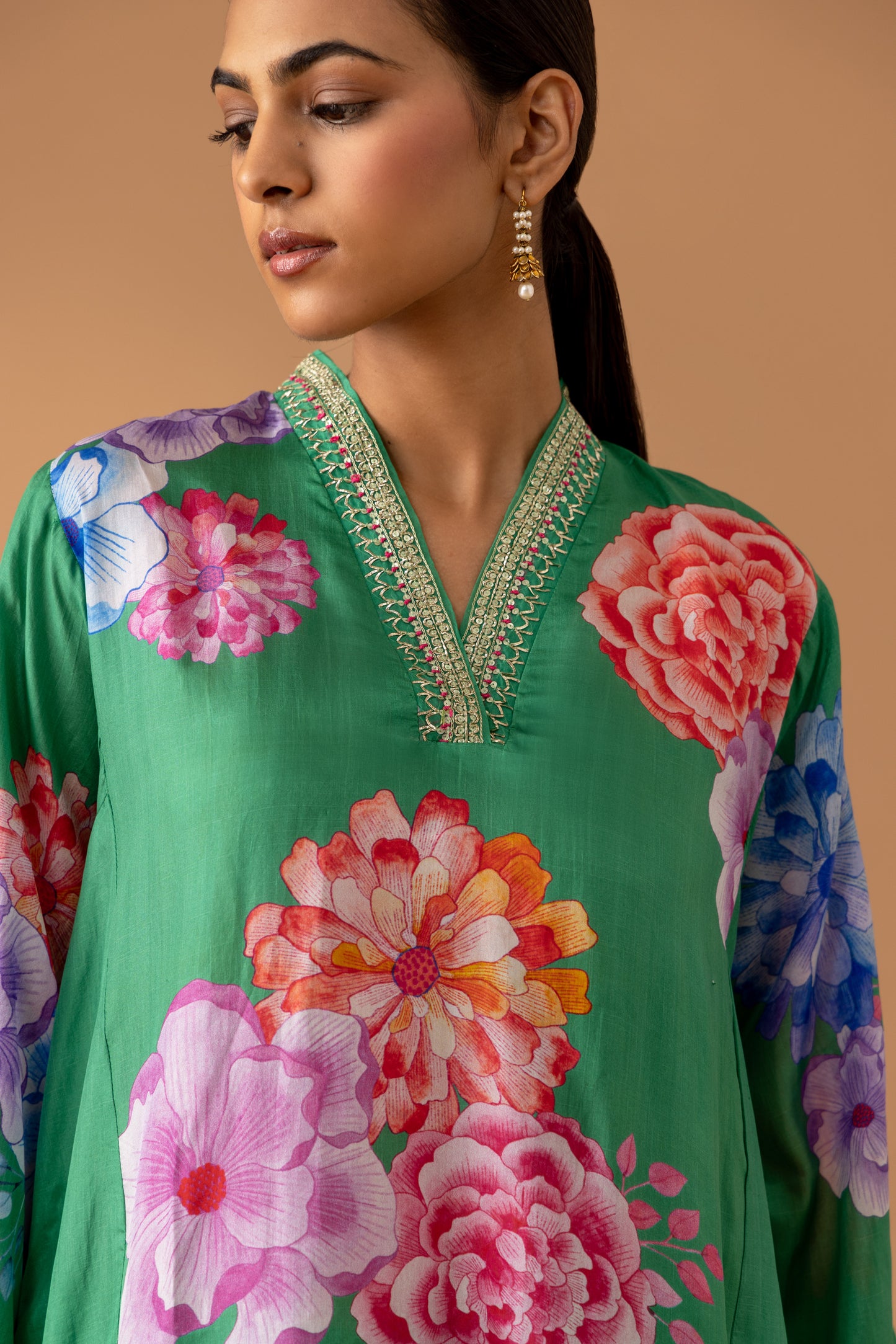 Jade Kaftan Set