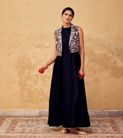 Shahi Dress With Bolero Jacket