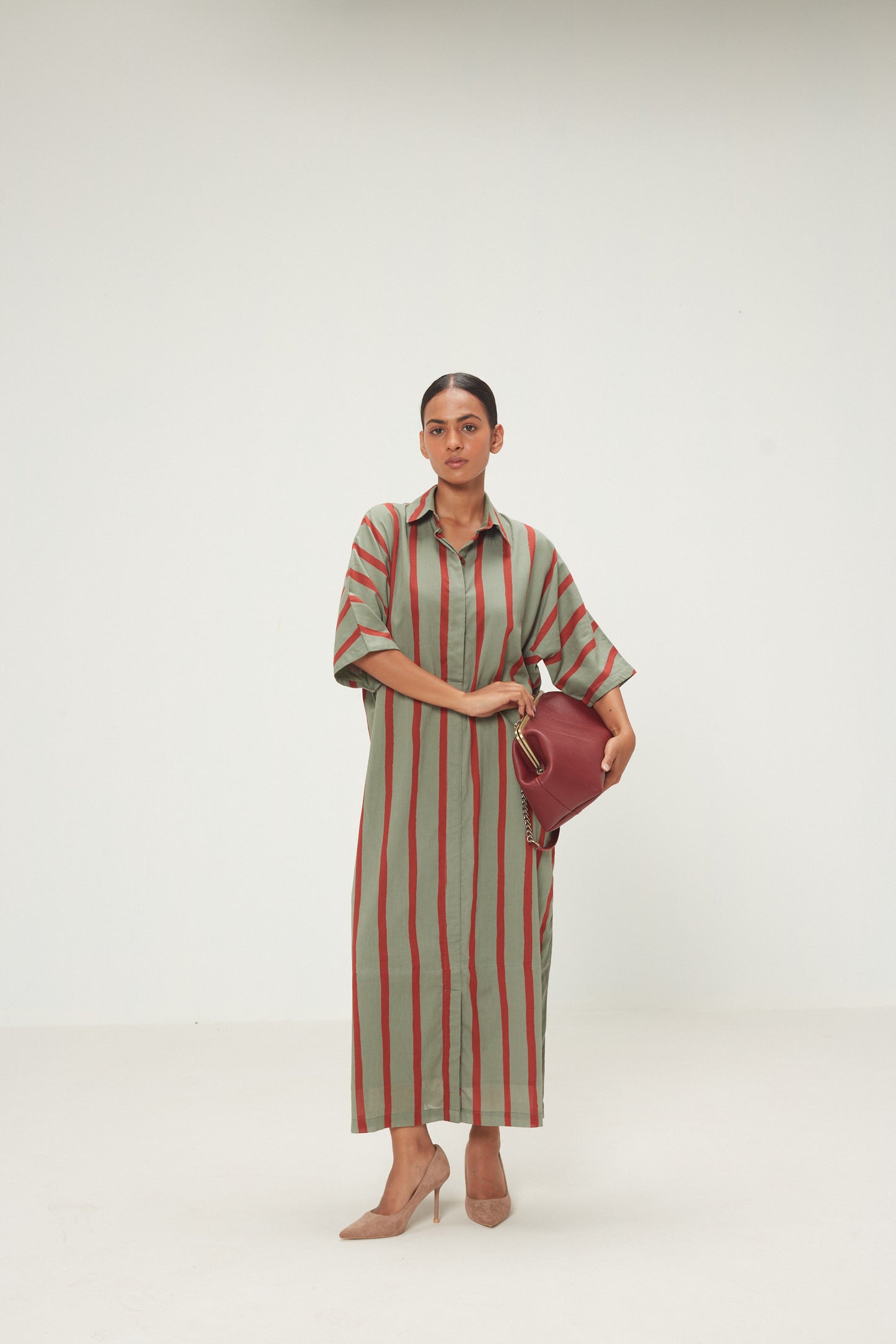 Parallel Shirt Dress