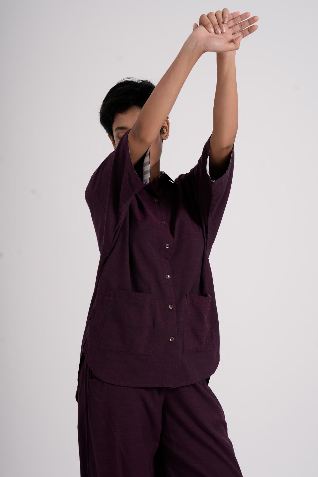 Lava Shirt - Dark Purple