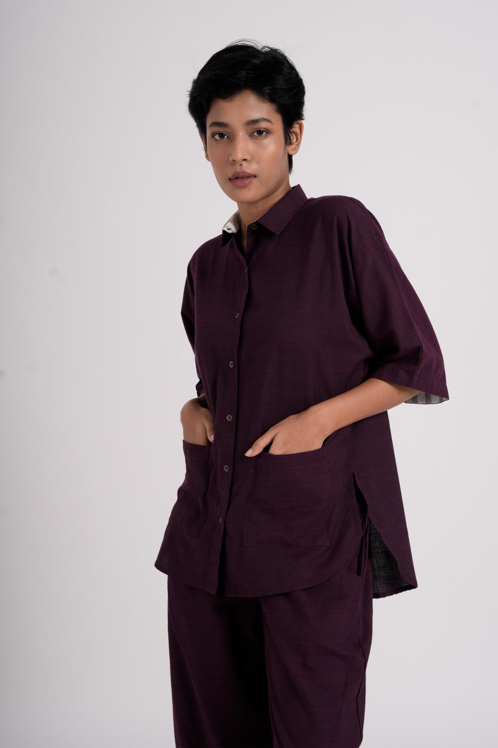 Lava Shirt - Dark Purple