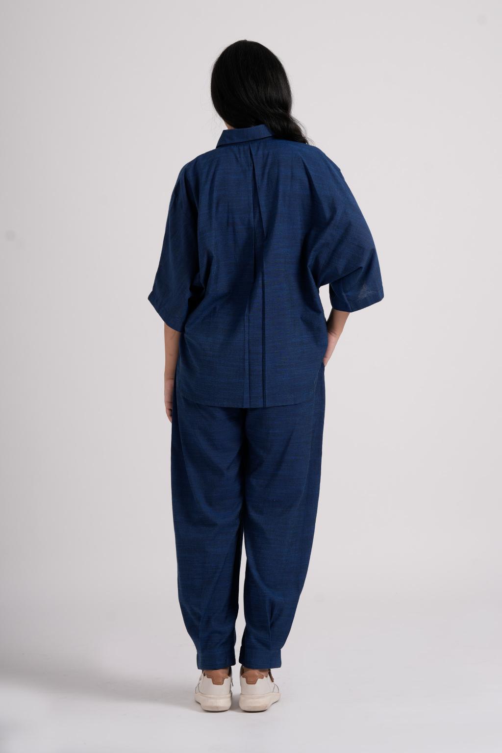 Lava Shirt & Blaze Pant Co-ord - Imperial Blue