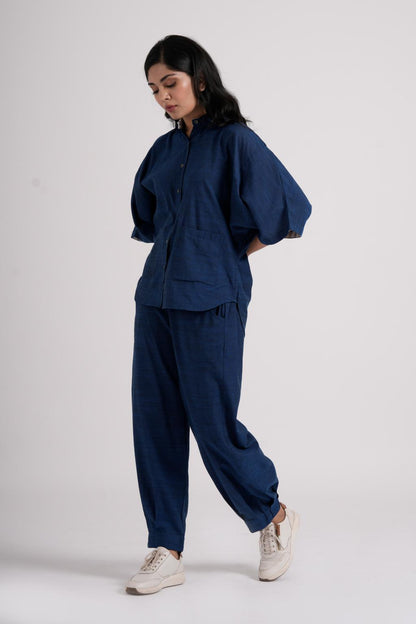 Lava Shirt & Blaze Pant Co-ord - Imperial Blue