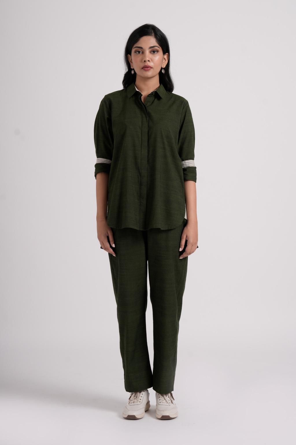 Breeze Shirt - Seaweed Green